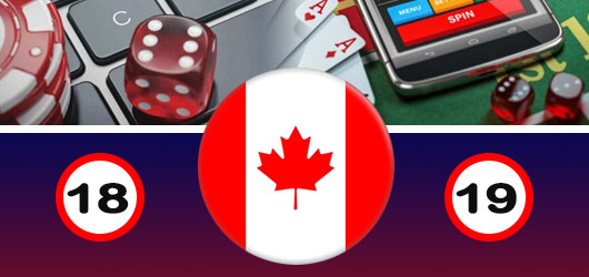 Legal age for casino gambling in Canada